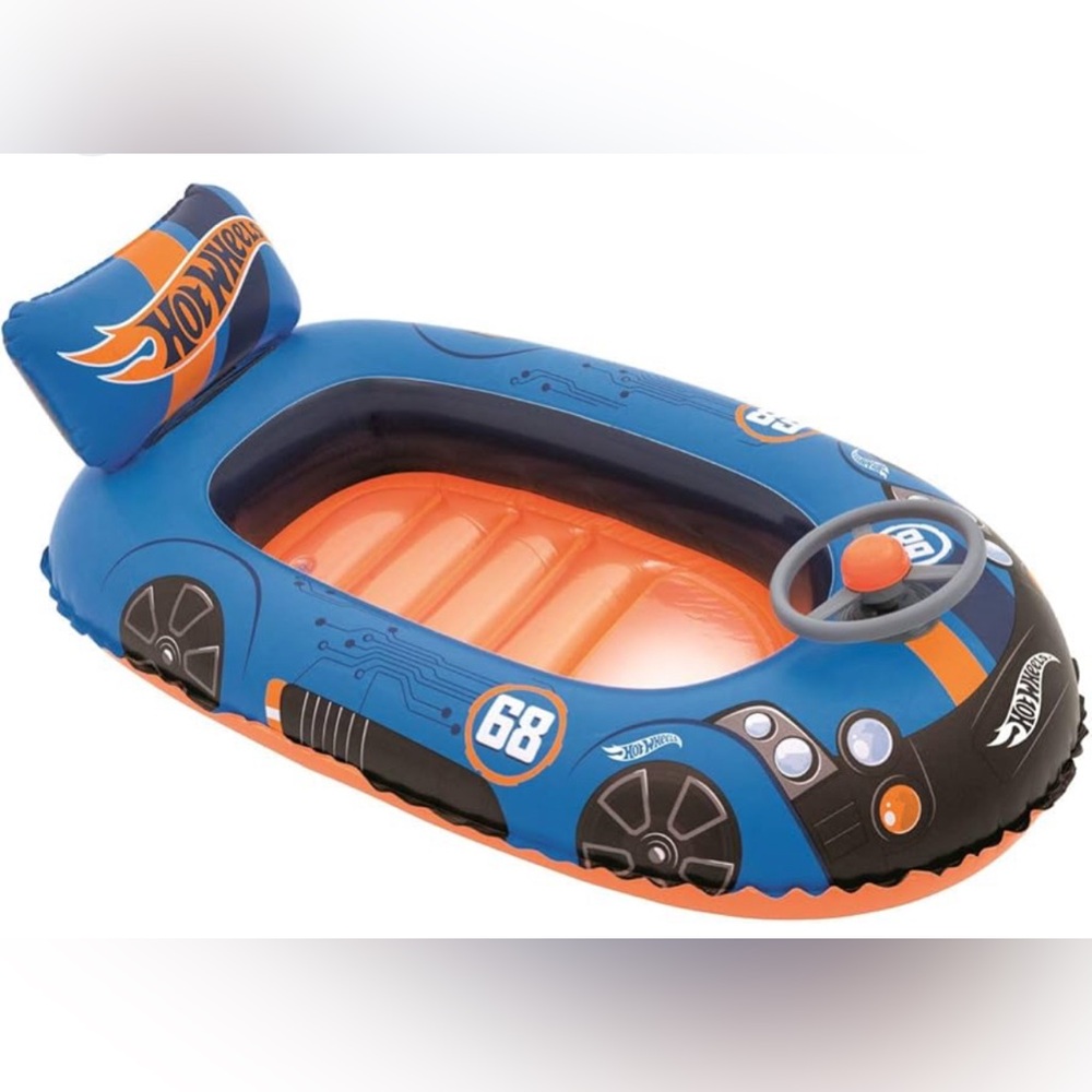 Hot Wheels Bestway Speed Boat One Beach Boat Inflatable Age 4+ RARE FIND